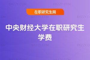 中央財(cái)經(jīng)大學(xué)在職研究生學(xué)費(fèi)