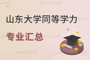 山東大學同等學力申碩專業匯總