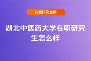湖北中醫(yī)藥大學(xué)在職研究生怎么樣