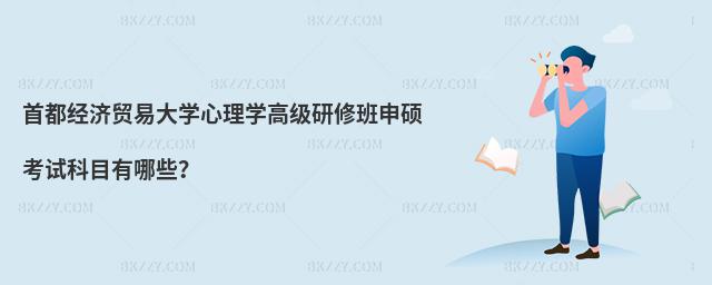 首都經濟貿易大學心理學高級研修班申碩考試科目有哪些?