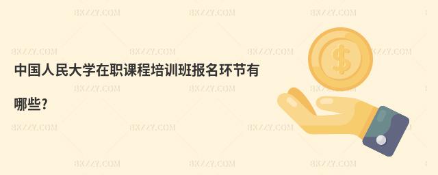 中國(guó)人民大學(xué)在職課程培訓(xùn)班報(bào)名環(huán)節(jié)有哪些?