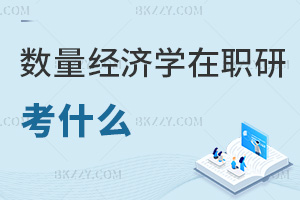 2025年數(shù)量經(jīng)濟(jì)學(xué)在職研究生考什么，具體是外語+學(xué)科綜合！